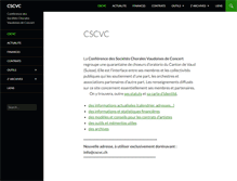 Tablet Screenshot of cscvc.ch